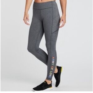Lululemon x Soulcycle army of love Speed Up Tight leggings